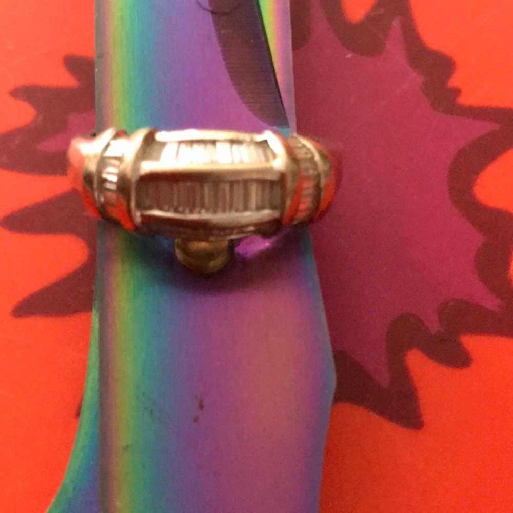 Diamond Ring, Baguettes, White Gold, Size 6